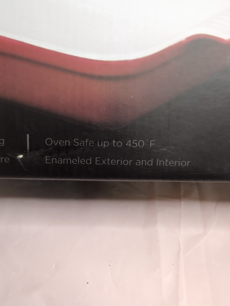 HELL'S KITCHEN Rectangular Baker 1.25 Qt - Red - N.I.B