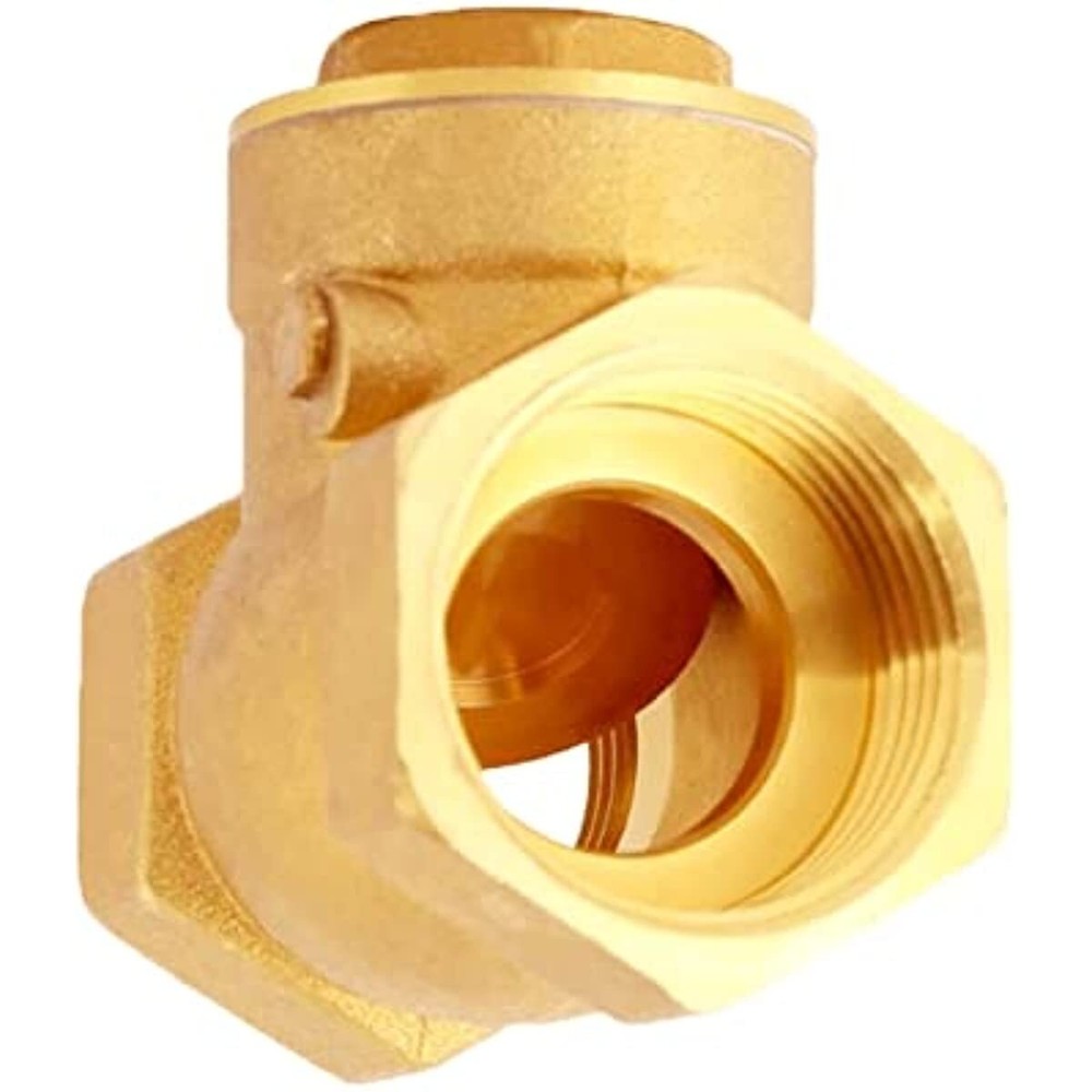 Solid Brass Horizontal Swing Check Valve 3/4" Female Thread Non-return One-Way