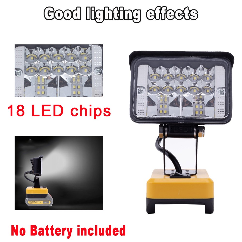 LED Work light for Dewalt 20V Max Portable Flood Light Flashlight Tool Only