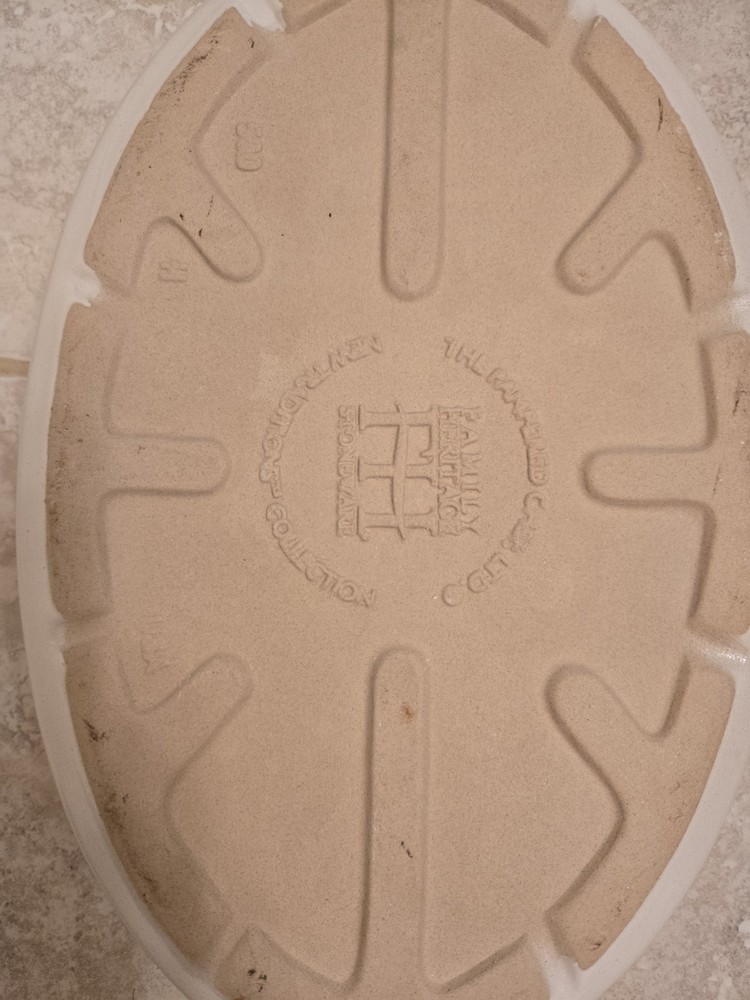 Pampered Chef Oval Ceramic Oven Safe Baking Dish White