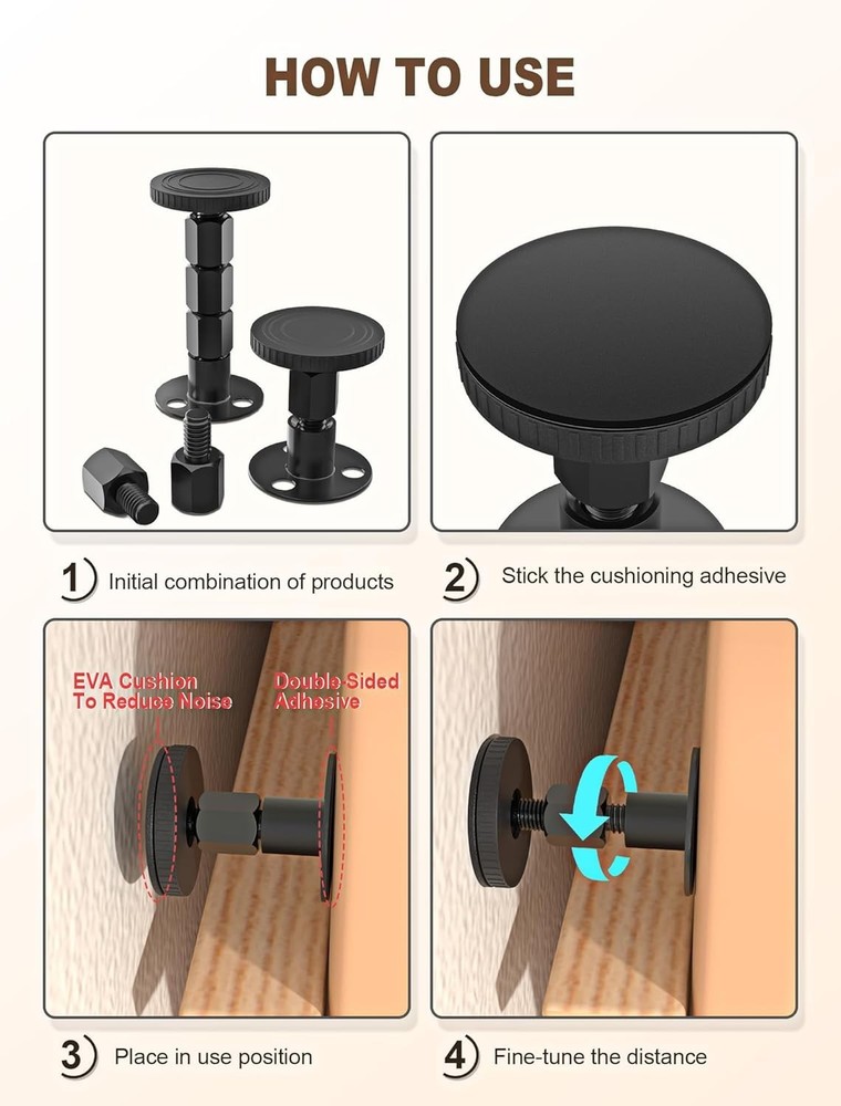 Bed Frame Anti-Shake Tool Bed Headboard Stabilizer Furniture Support
