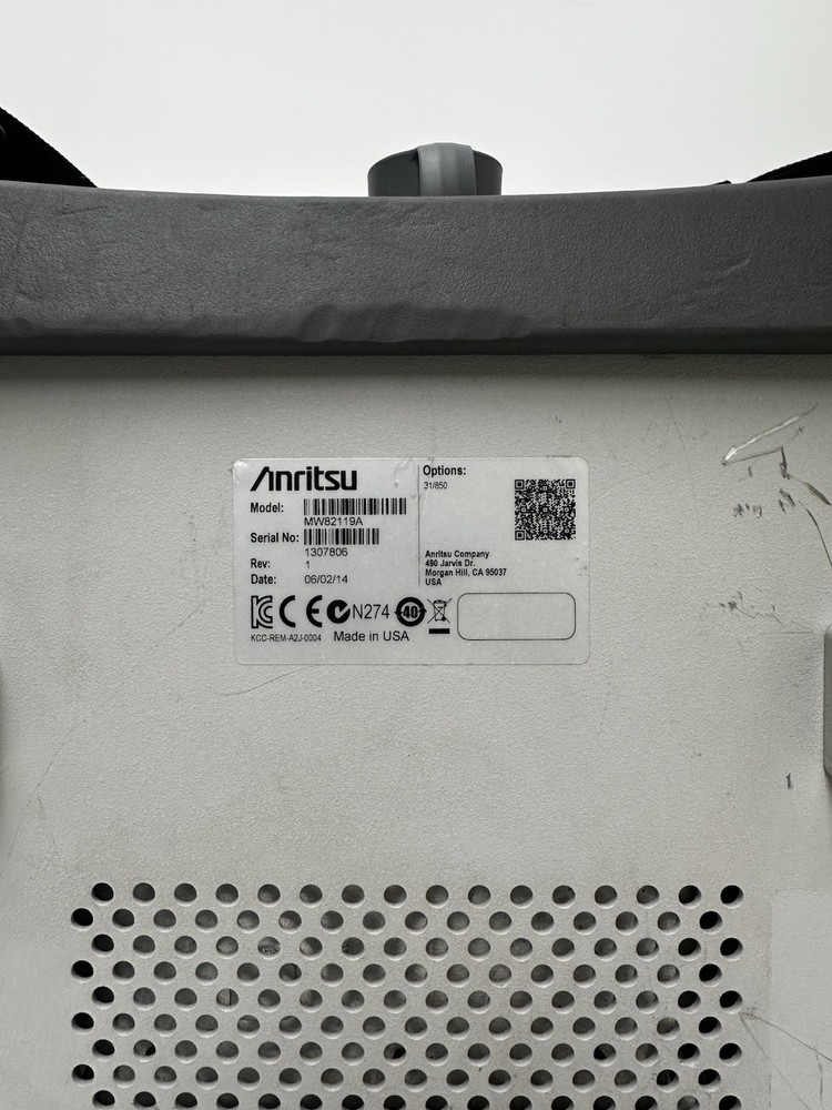 Anritsu MW82119A PIM Master Passive Intermodulation Analyzer Opt 31/850 Cellular