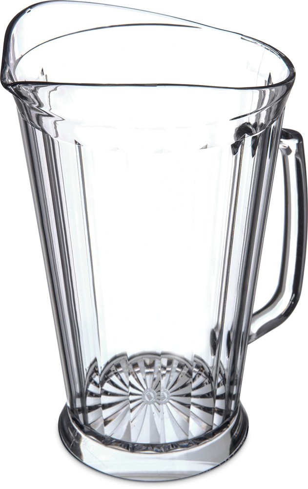 Crystalite Tall Pitcher Rounded Restaurant Catering Kitchen Plastic 60 Oz