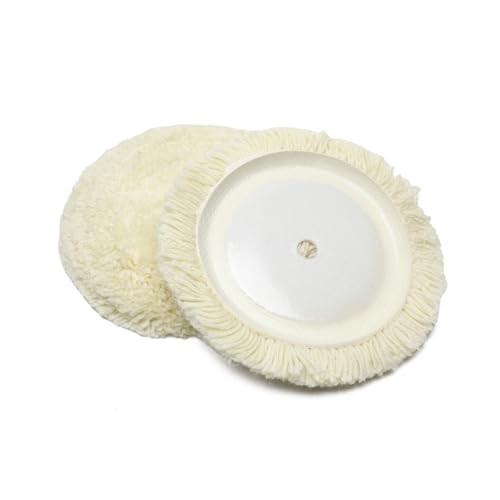 2 Pack 7" Wool Polishing Pads Buffing Pads for 2PCS 7" Single Wool Buffing Pad