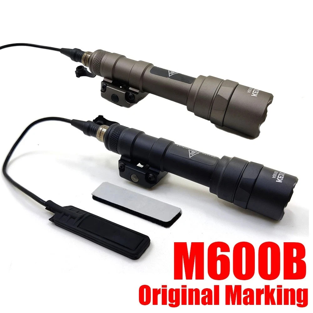 Mini Flashlight M600B LED Rifle Light With Remote Pressure Switch and Tail Cover