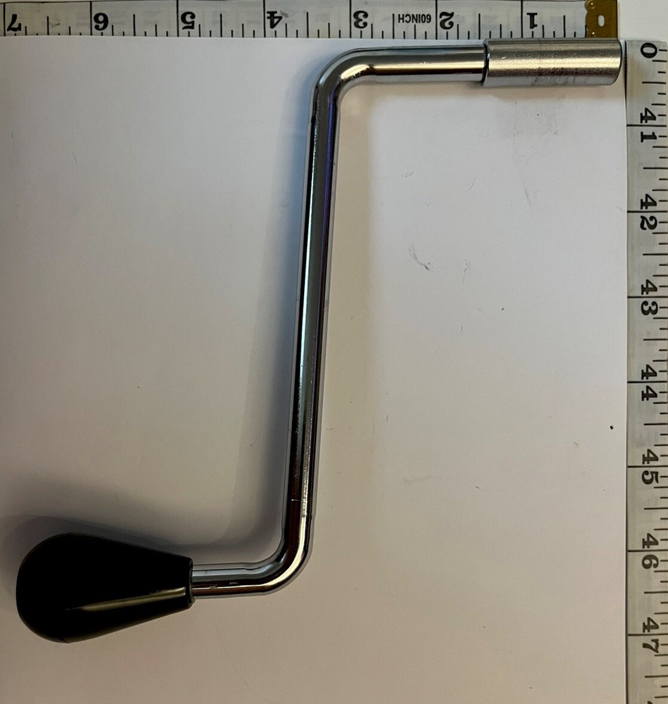 Sidewind Crank Jack Handle, Black Rounded *SEE PHOTOS & READ DESCRIPTION *