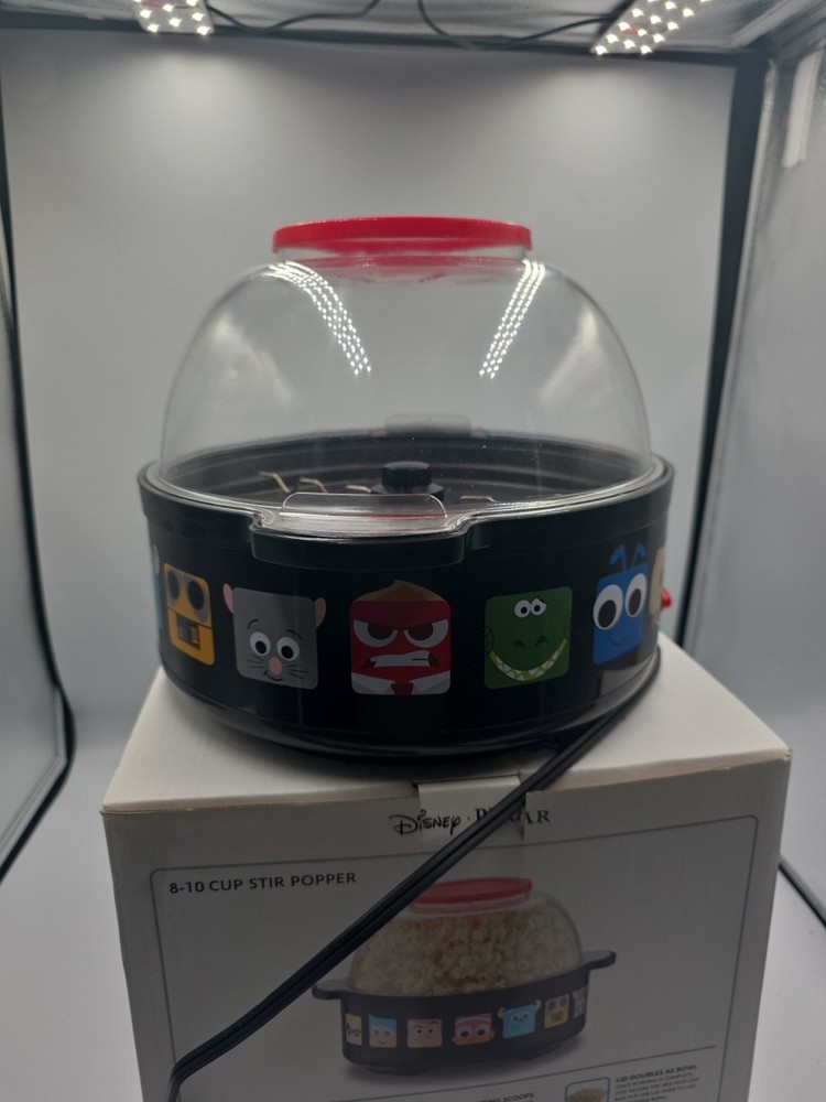 Disney Pixar 8-10 Cup Stir Popper Popcorn Maker