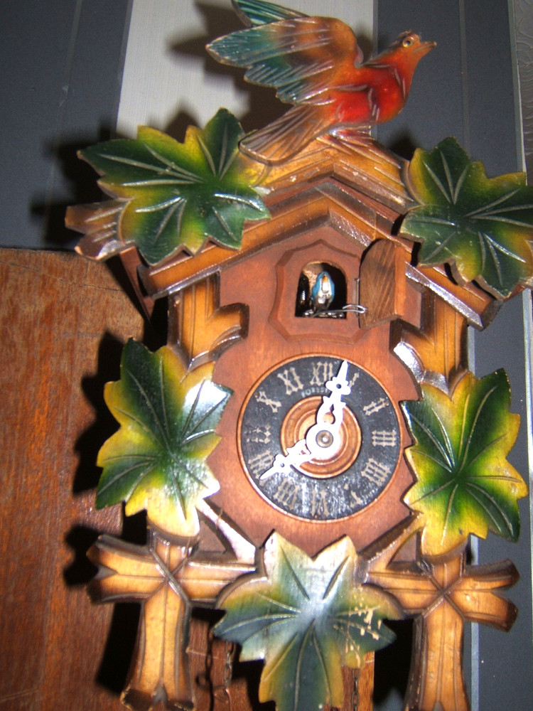 Vintage German Black Forest Cuckoo Clock, not fully working
