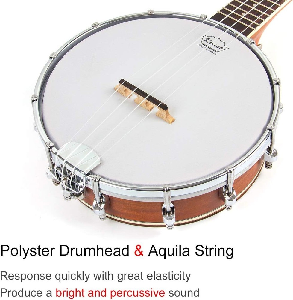 Professional Grade Banjolele Bundle with Piezo Pickup-