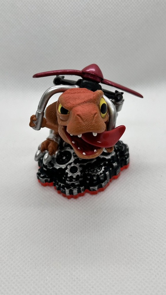 CHOPPER Skylanders Activision Figure Red Base w/Stat Card & Sticker Code 2014