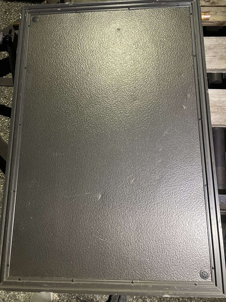 Solar Water Heater Flat Plate Collector Panel with Brass Inlets On or Off Grid