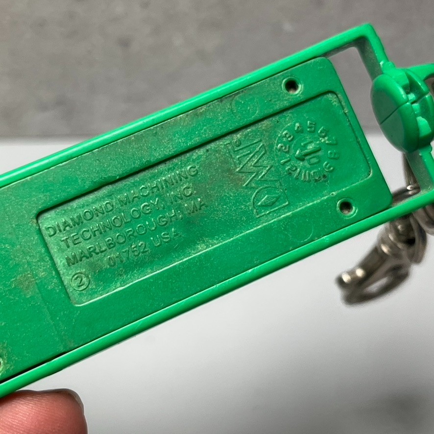 DMT Diamond Machining Technology Sharpening Tools Green Keychain