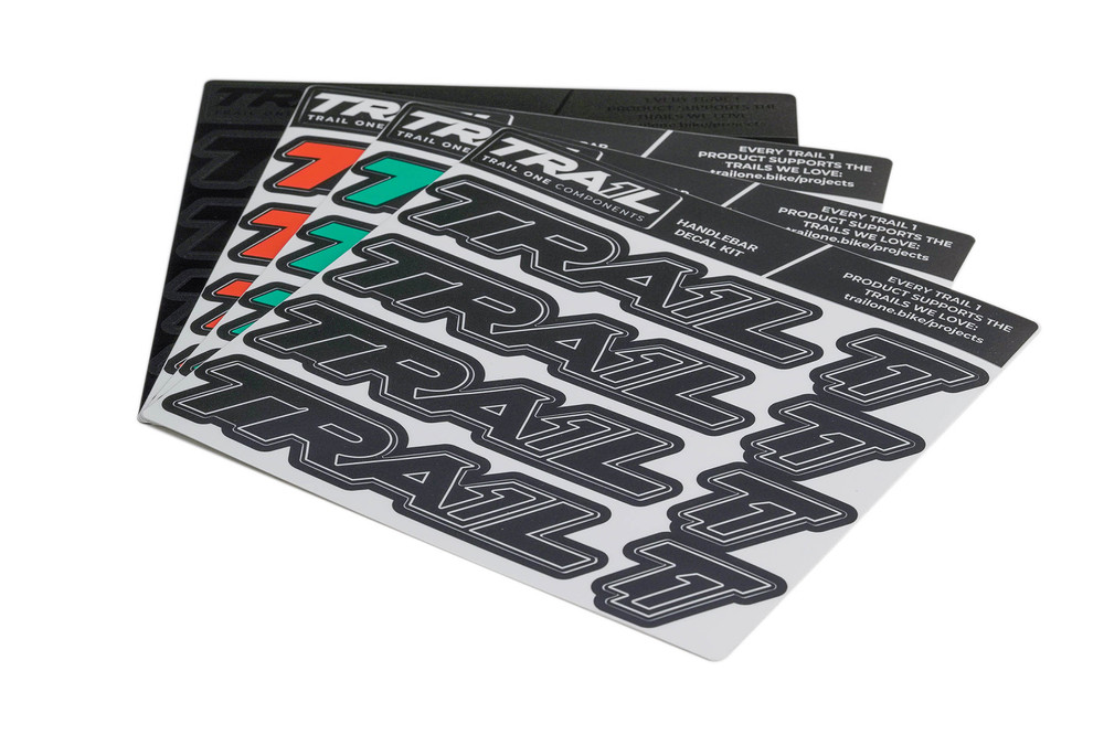 Trail One Components Crockett Handlebar Decal Kit