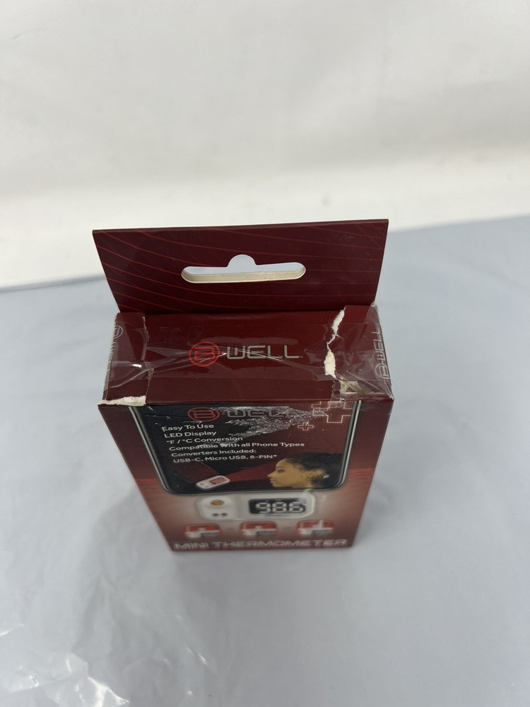B Well Universal Smartphone Forehead Mini Thermometer
