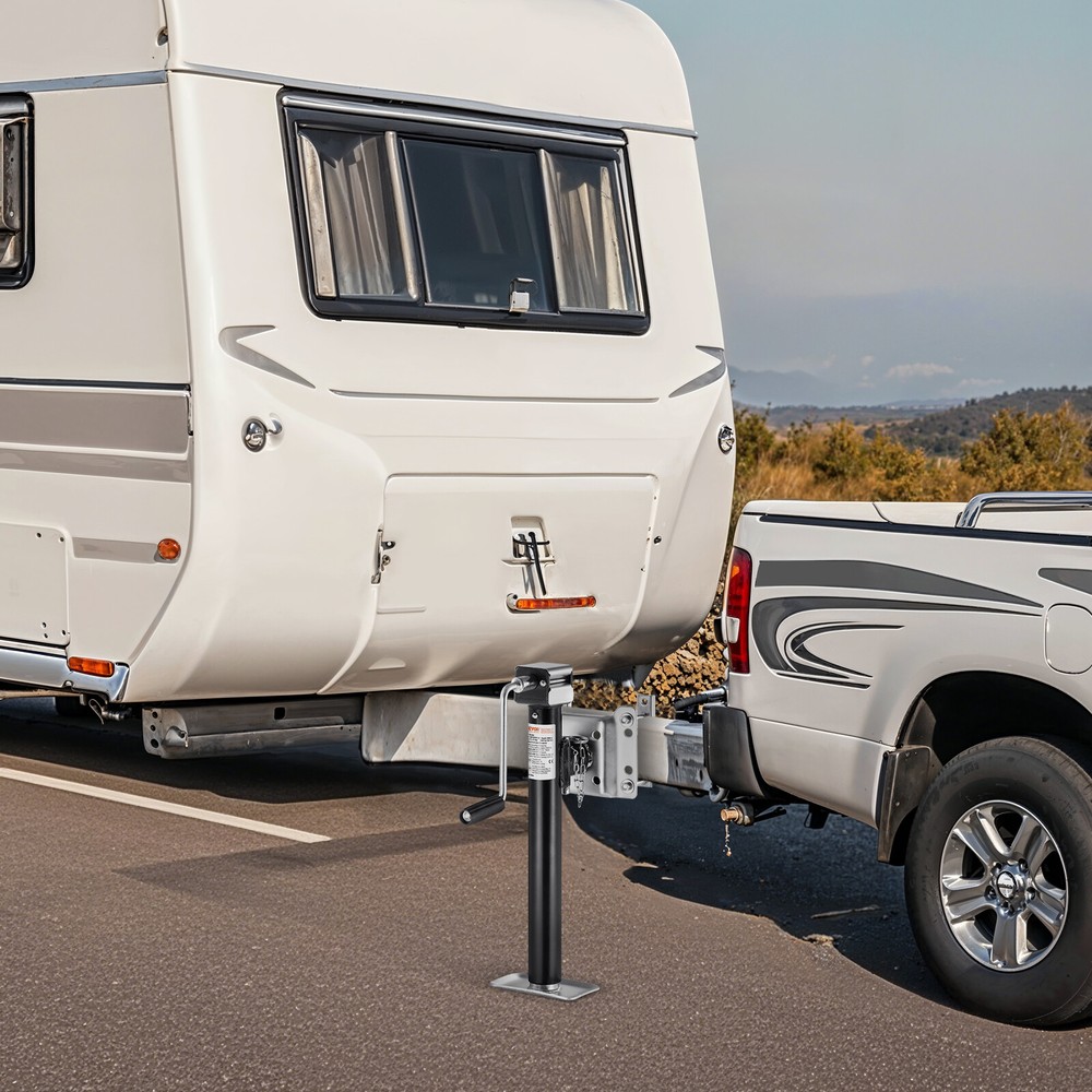 Trailer Jack Bolt-on Trailer Tongue Jack 5000 lbs Dynamic Load 14.3" Lift