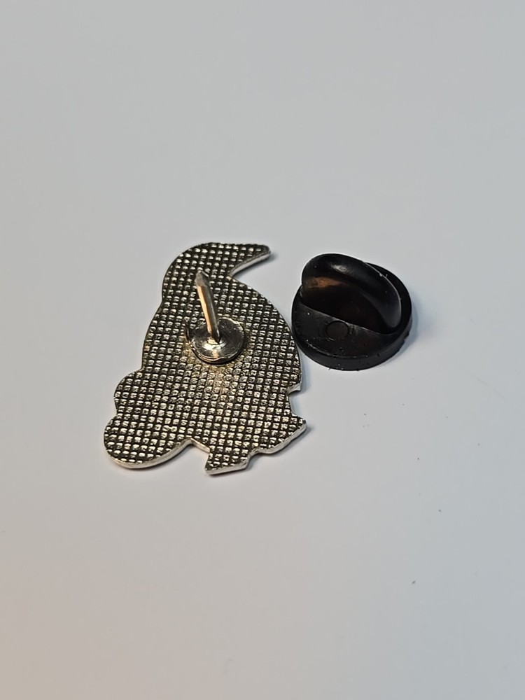 Penguin With Red Heart & Bow Tie Lapel Pin