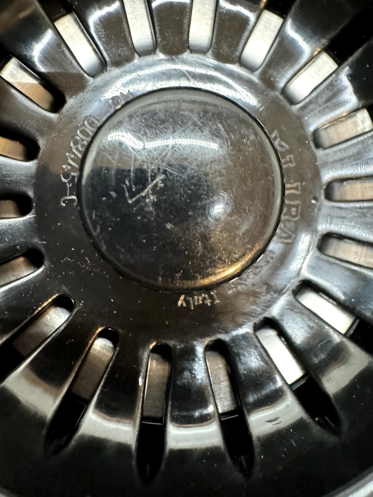 Rohl 735BK 3 1/2" Basket Strainer, Black *READ*