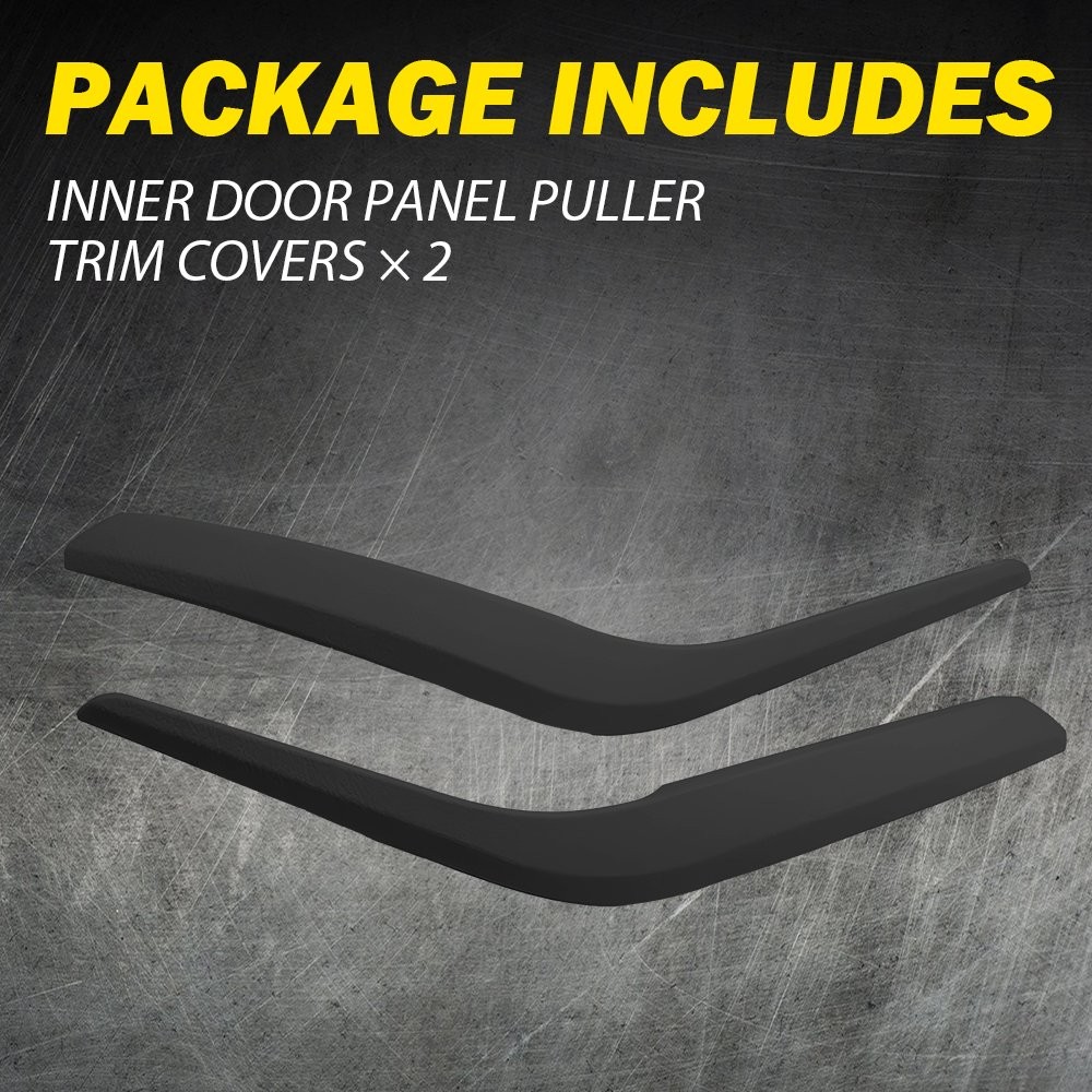 2X Fits BMW X1 E84 2009-2015 LH &RH Side Inner Door Panel Handle Pull Trim Black