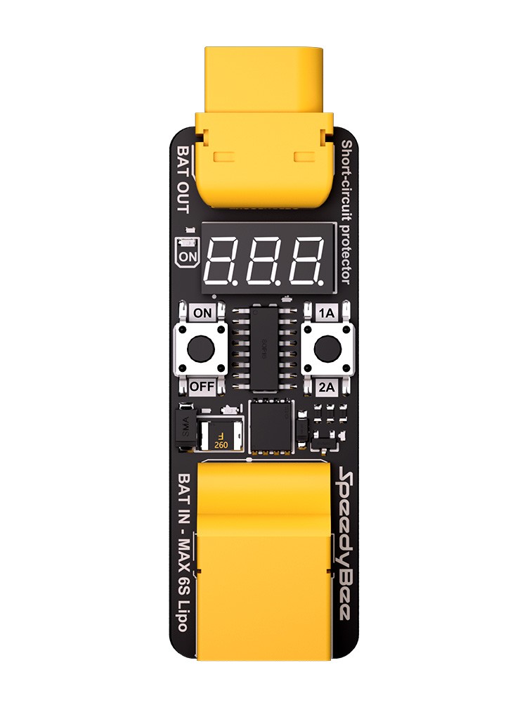 SpeedyBee Anti Short Circuit Module 4-6S Current Limiting For RC Flight Stack