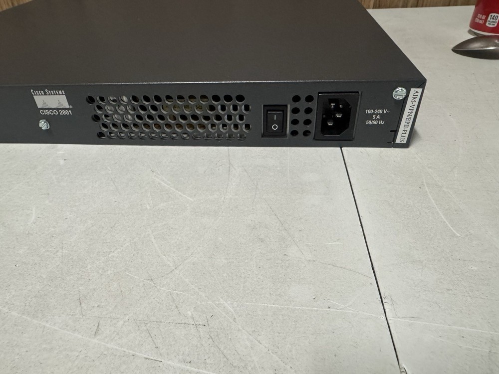 Cisco 2801 Integrated Services Router Rackmount Untested