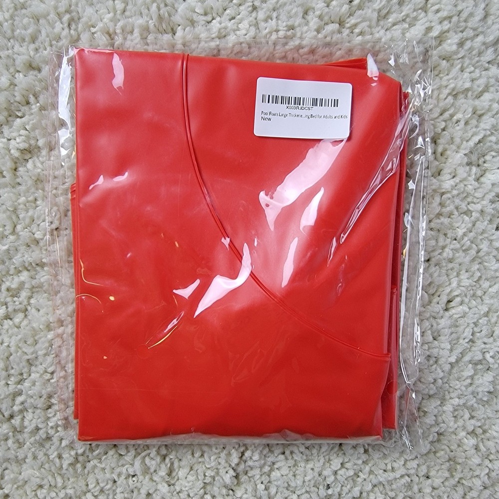 Inflatable Red Number 8 Pool Float With Drink Holders Large Two Person