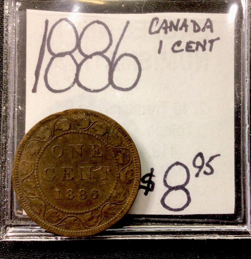1886 Canada 1 Cent! ENN Coins