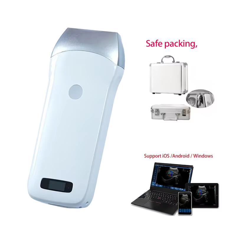 Portable 80 Elements Linear Array Wireless Ultrasound Probe Multi-OS Compatible