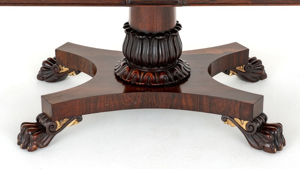 Regency Library Table Desk Period Antique