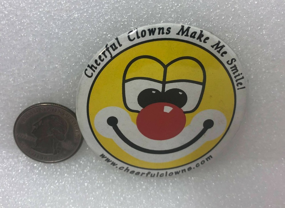 Cheerful Clowns Make Me Smile! Pin
