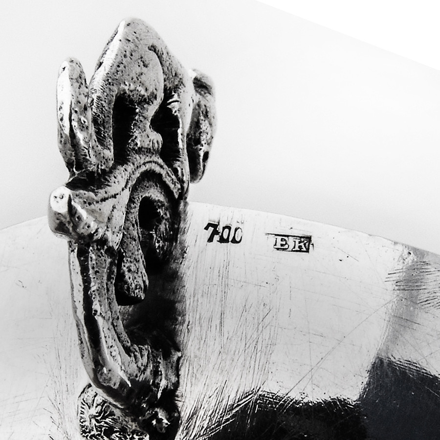 Taste Vin Wine Taster Kangaroo Handles Fish Designs 700 Silver