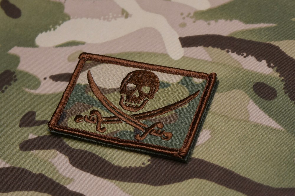 Multicam Calico Jack Patch Set DEVGRU SEAL CAG Green Beret Special Forces