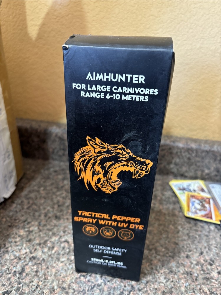 AIMHUNTER tactical pepper spray with uv dye