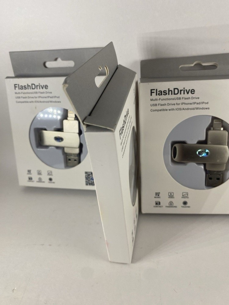 3PCS 64GB USB Flash Drive for IOS Android PC Highspeed Older Plug