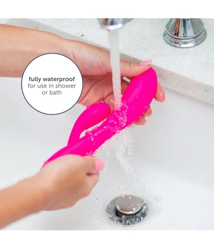 Plus One Dual Vibrating Massager - Rechargeable, Waterproof New!