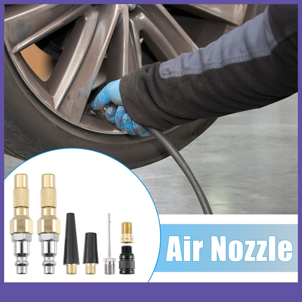 Single Air Nozzle Kit Set with Quick Connector Universal