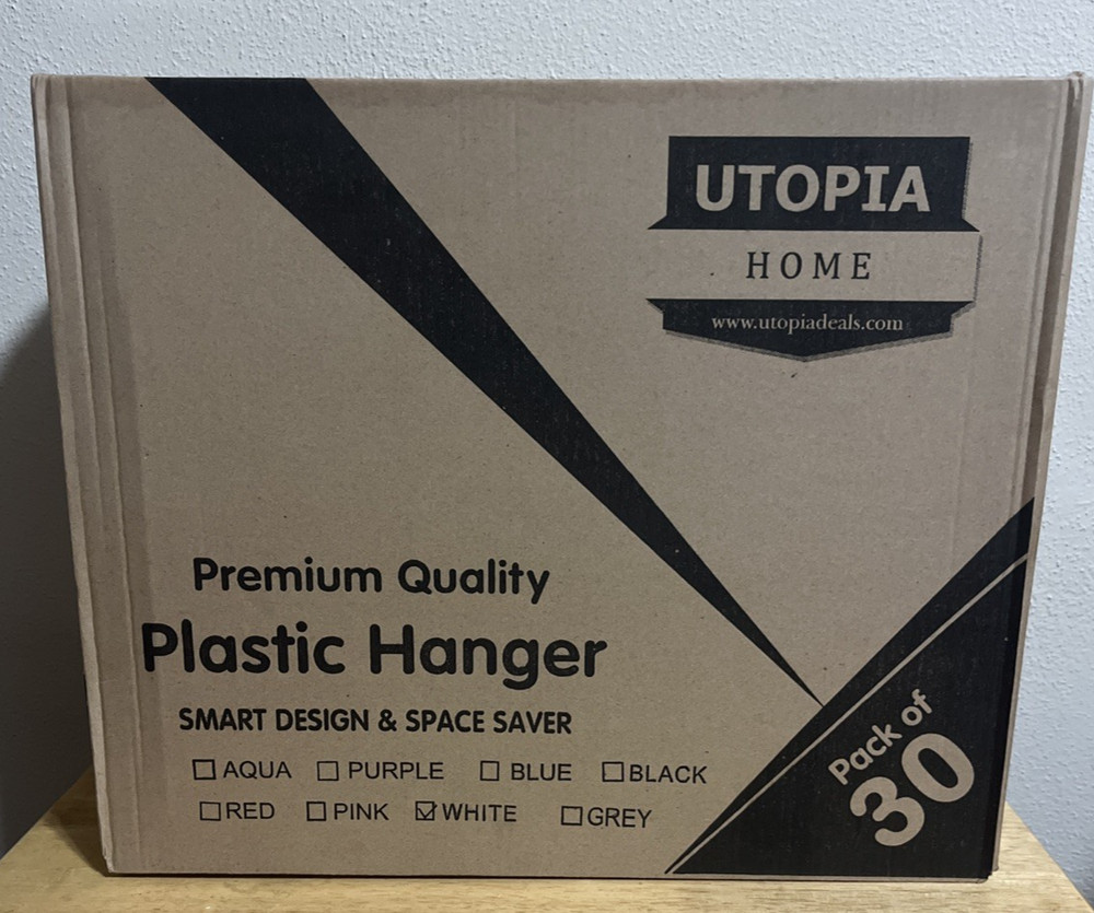 Utopia Home Plastic Hangers