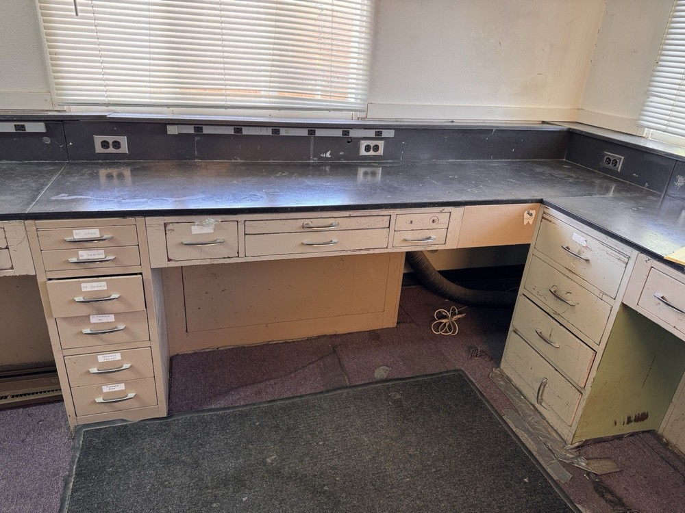Dental Laboratory Work Benches with Drawers
