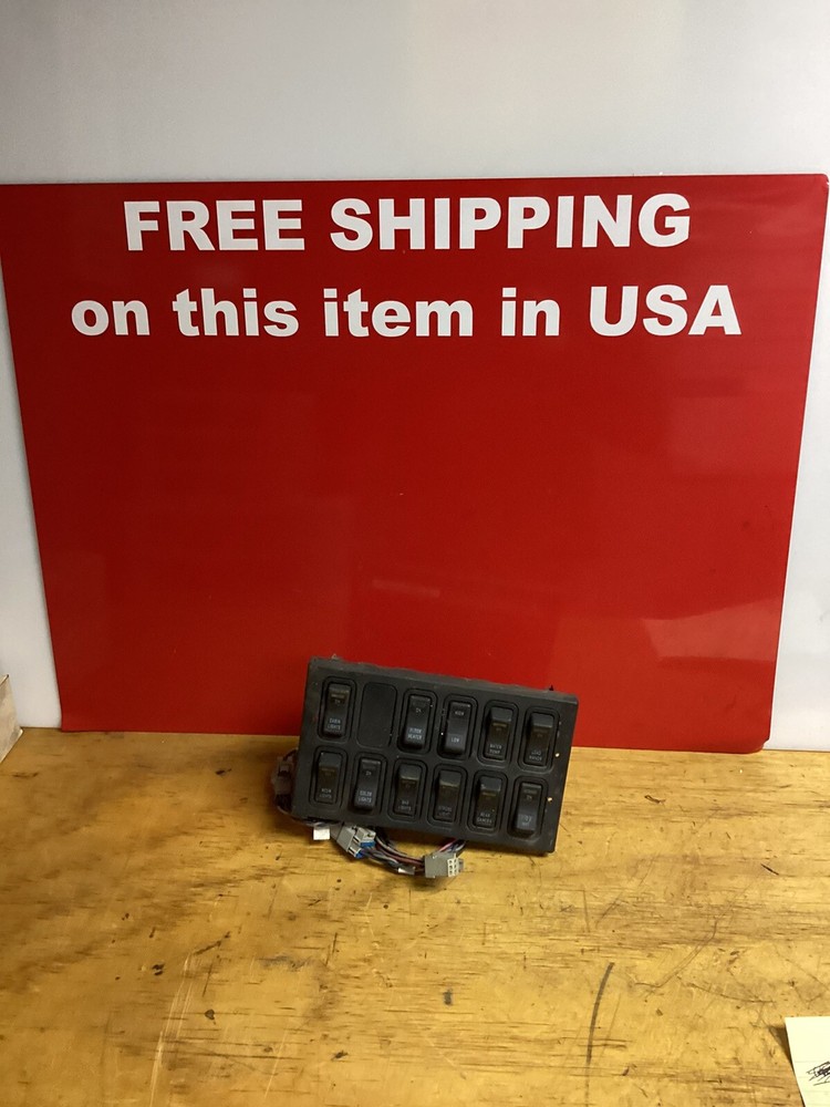 International Dash Switch Panel E006156455796 Not Tested Condition unknown