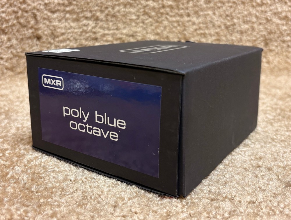 MXR M306 Poly Blue Octave Pedal Blue W/Adapter
