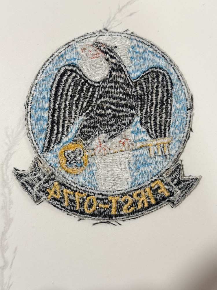 Vintage Rare US Navy “FIRST-0774” Fleet Intelligence Rapid Support Team Patch