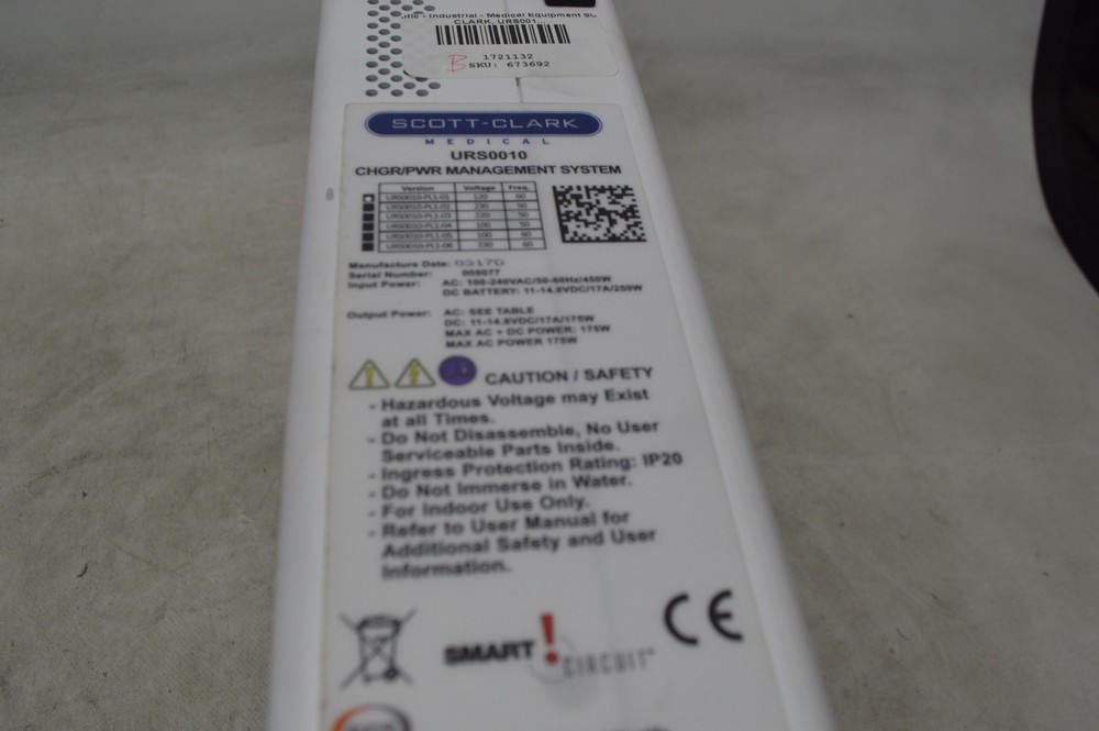 Scott-Clark URS0010 CHGR/PWR Management System