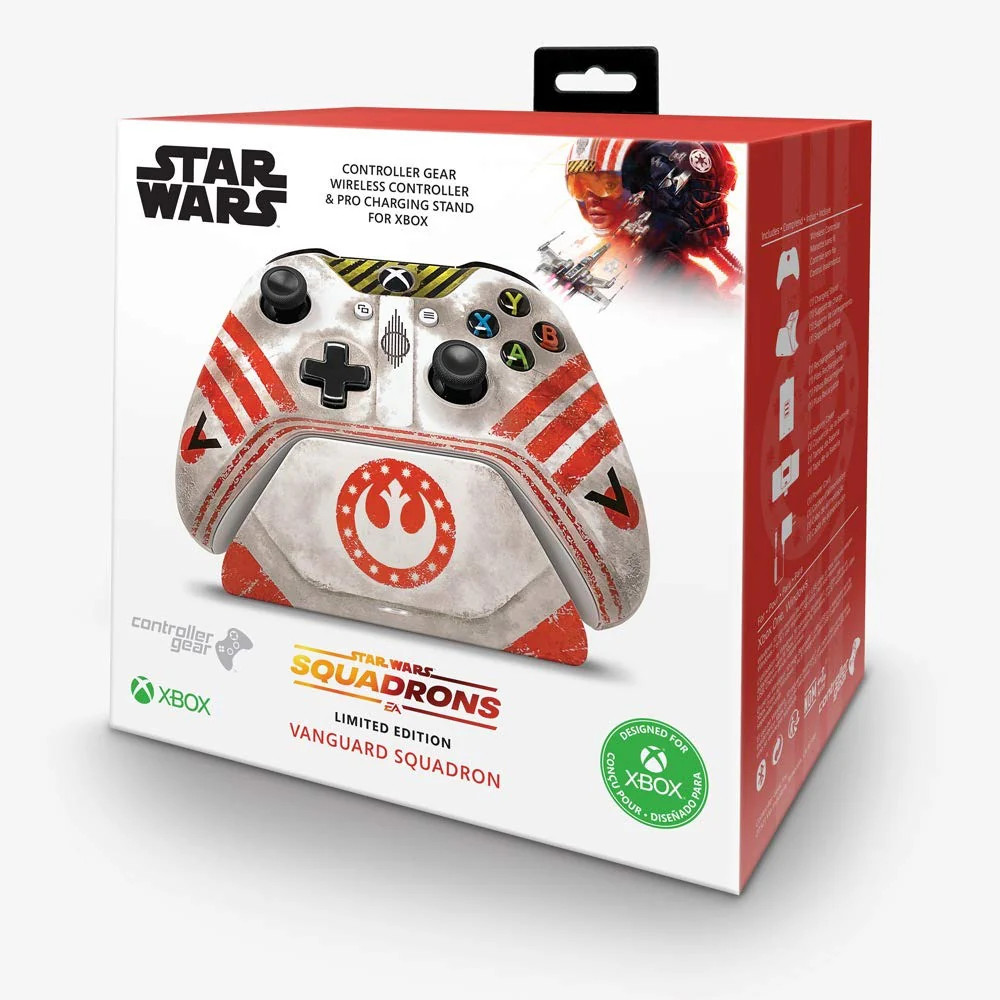 Controller Gear: Star Wars Squadrons Wireless Controller and Pro Charging Stand