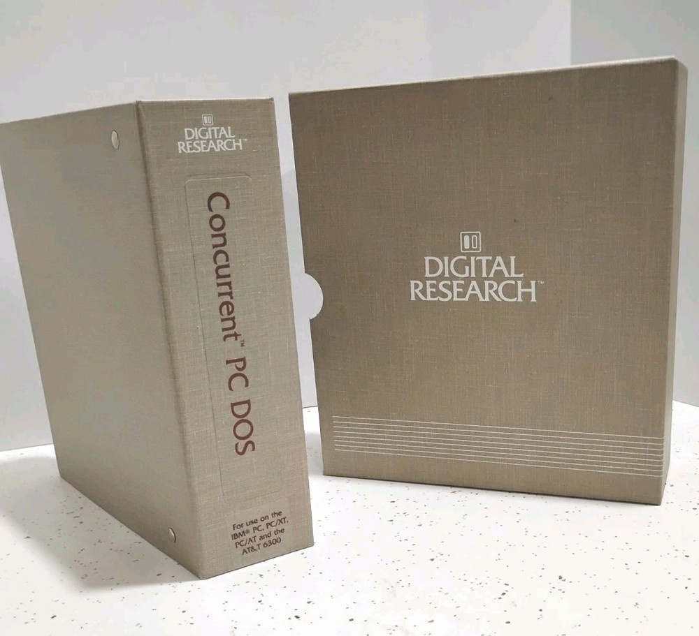 Digital Research Concurrent PC-DOS 4.1 System Builders Guide-85' Binder & Disks
