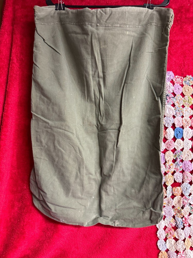 Vintage Army Drawstring Laundry Bag Pre-owned