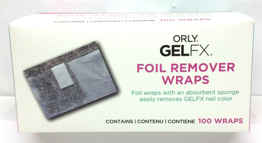 ORLY GelFx Nail - Foil Remover Wrap - 100 Sheets/Pack - #33100