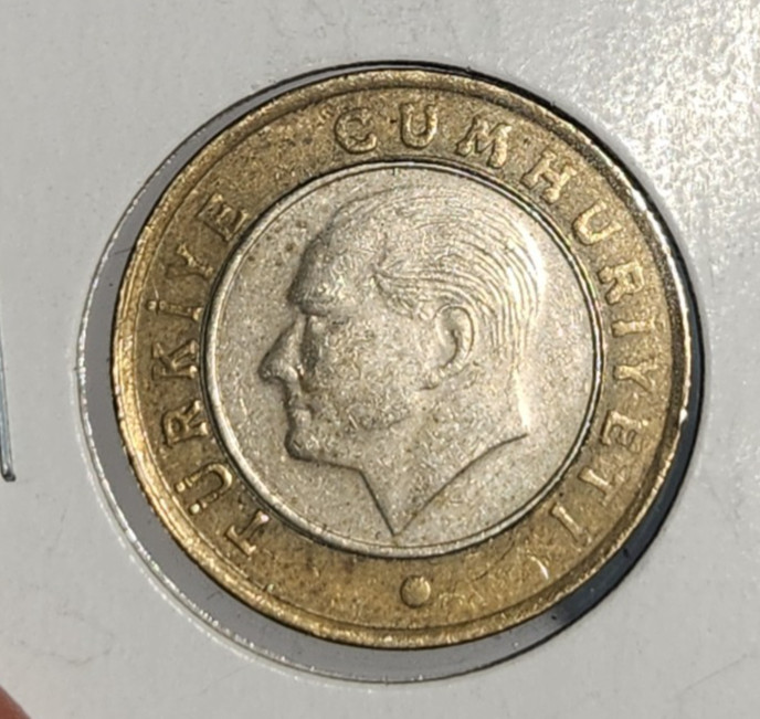 Turkish Lira Coin 1 Good Condition