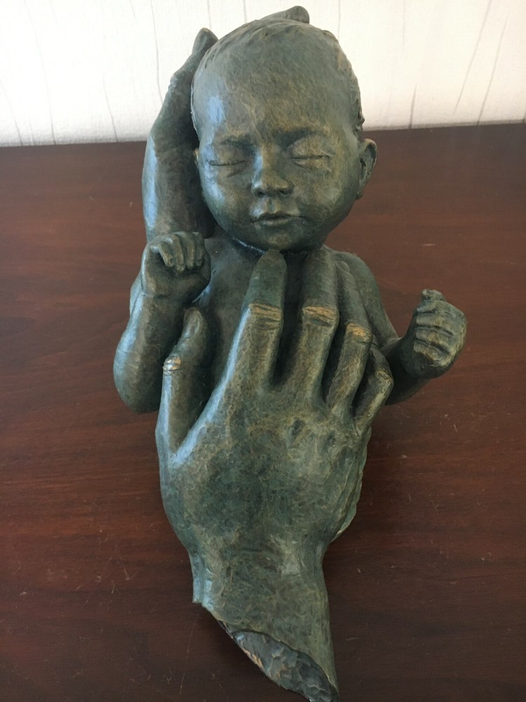 1 Bronze Statue Baby / Signed Aanglada Numbered