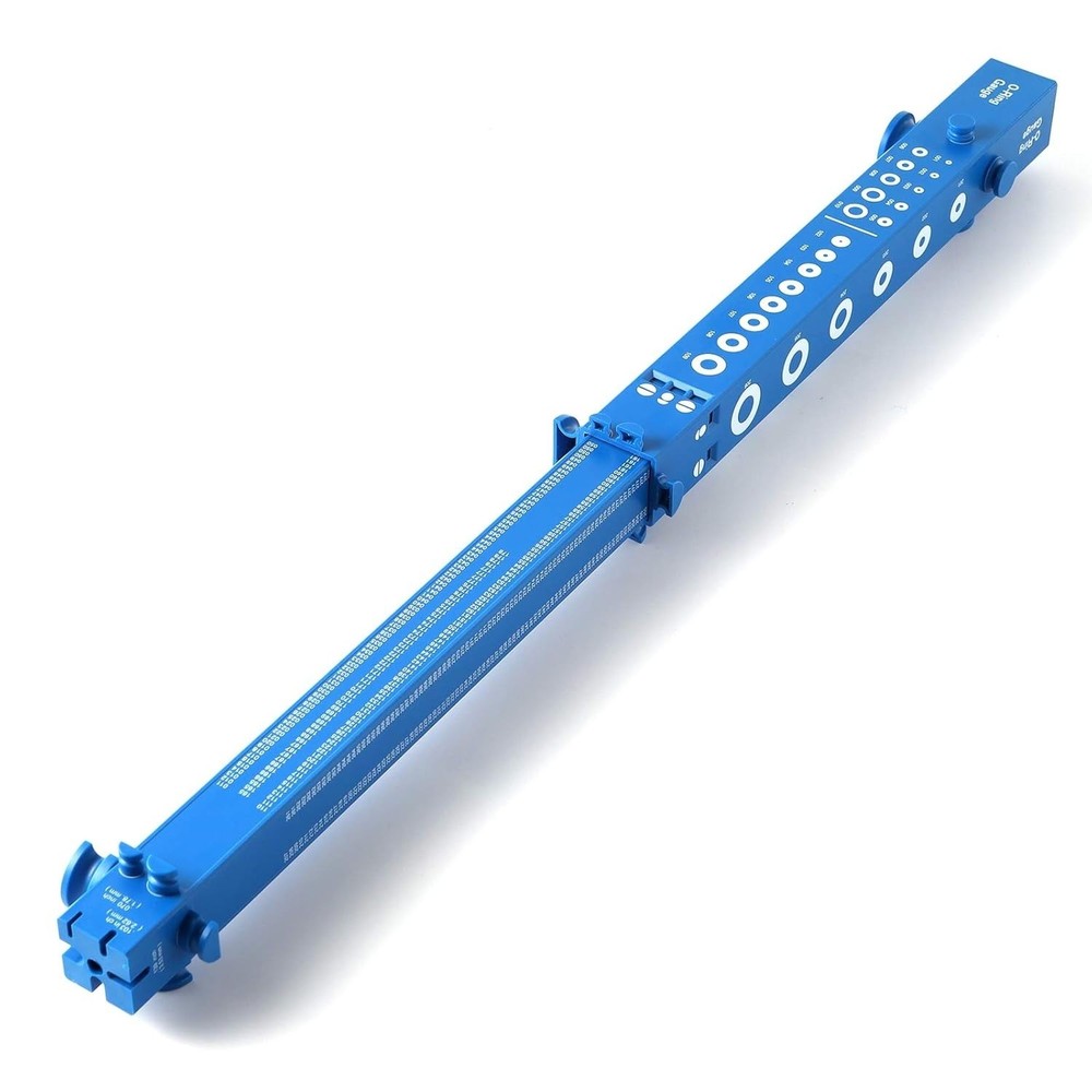 O-Ring Gauge Make Work Smart Telescoping O Ring Sizing Plastic Slide Tool Blue