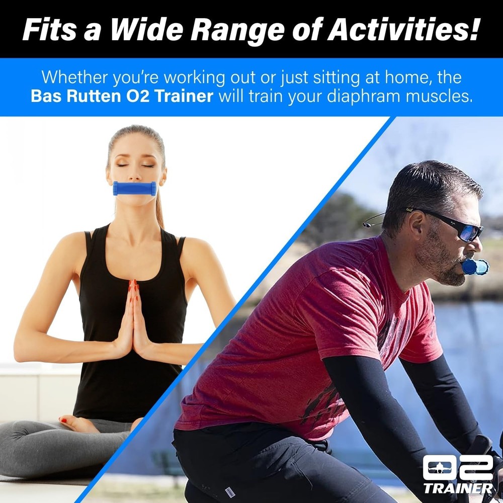 16-Cap Respiratory Training Device for Athletes & Singers – Compact & Portable