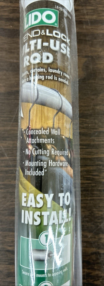 Lido Extend And Lock Multi Use Rod 20"-30"